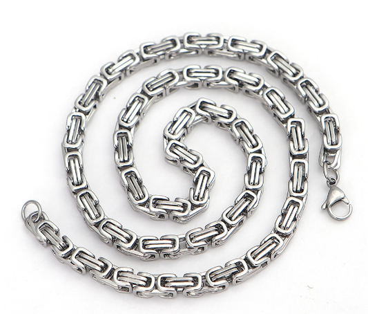Thor's Hammer Viking Necklace | Mjolnir Wolf Head Pendant
